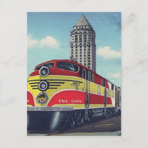 Carte Postale Retro Train Le Champion Miami Railways