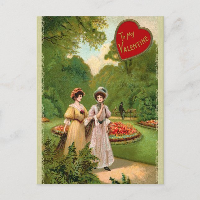 Carte postale Retro Valentine (Devant)