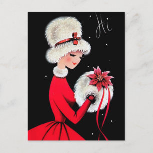 Carte postale Retro Vintage Christmas