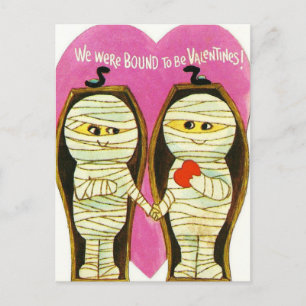 Carte postale Retro Vintage Valentine Mummies Holi