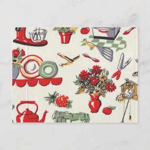 Carte Postale rétros conceptions des années 1950