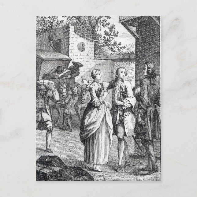 Carte Postale Réunion de Chevalier Des Greux et Manon (Devant)