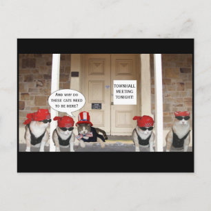 CARTE POSTALE RÉUNION DE TOWNHALL