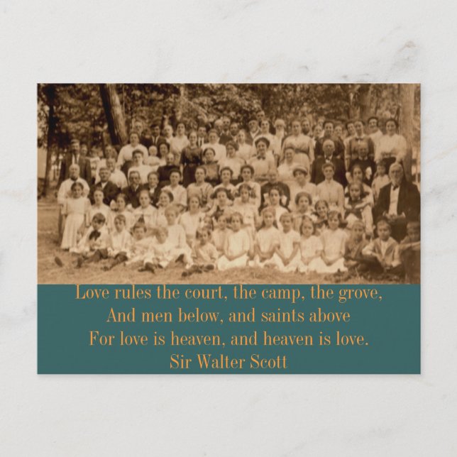 Carte Postale Réunion du camp du comté de York (Devant)