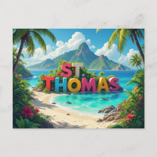 Carte Postale rêve de St Thomas