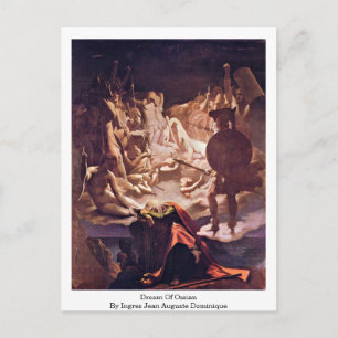 Carte Postale Rêve D'Ossian Par Ingres Jean Auguste Dominique