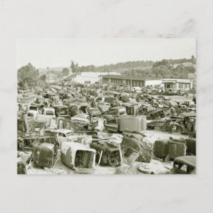 Carte Postale Rêve du collectionneur de voitures anciennes, anné