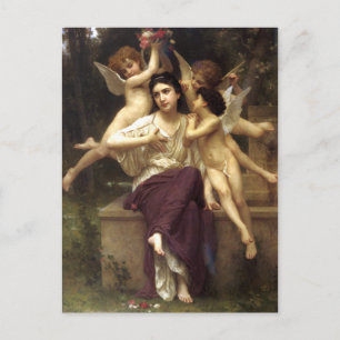 Carte Postale Rêve du printemps par William-Adolphe Bouguereau