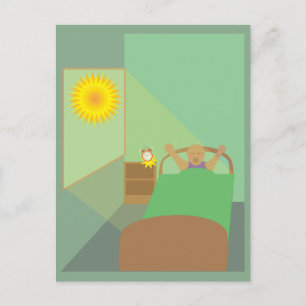 Carte Postale Réveil