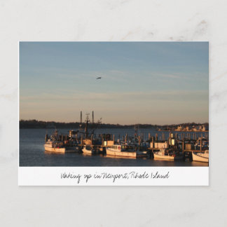 Carte Postale  Réveil à Newport, Rhode Island
