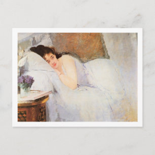 Carte Postale Réveil des femmes, 1876 (huile sur toile)