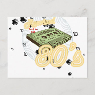 Carte Postale Revenez aux années 80