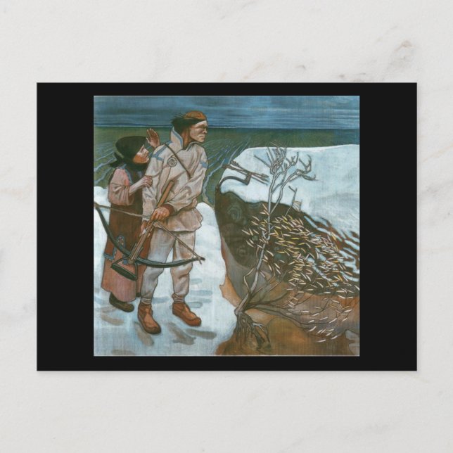 Carte postale "Revenge" de Gallen-Kallela (Devant)