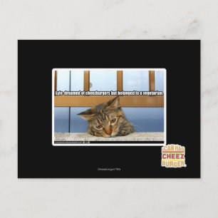 Carte Postale Rêver de cheesburgers