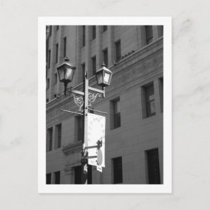 Carte Postale Réverbères de Tokyo : rue Gas, Ginza