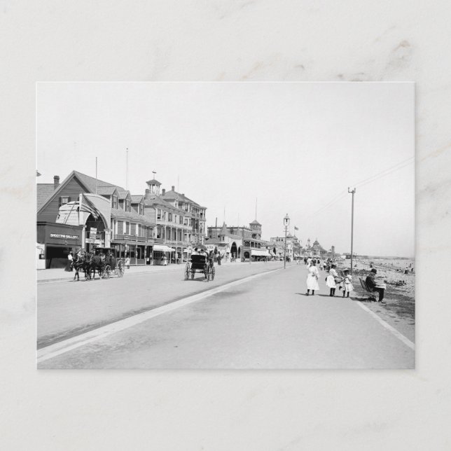 Carte Postale Revere Beach, Mass., 1905 (Devant)