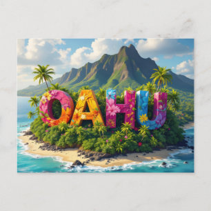 Carte Postale Rêverie d'Oahu