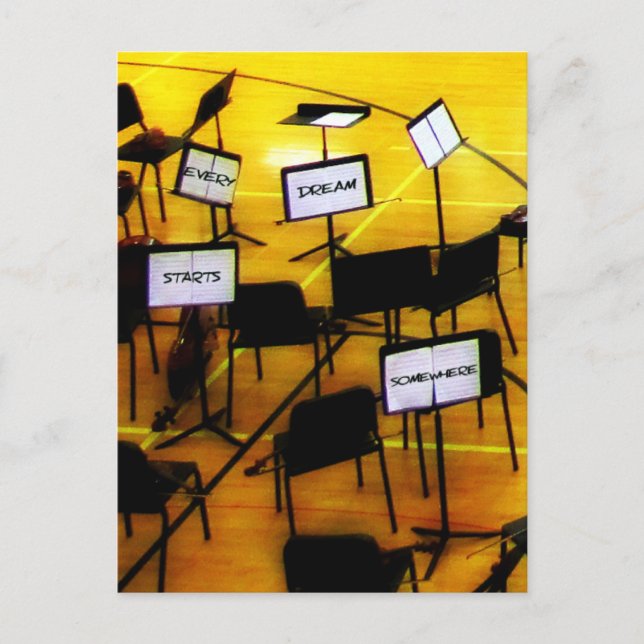 Carte Postale Rêves de musique (Devant)