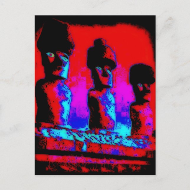 Carte Postale Rêves éternels de RapaNui (Devant)