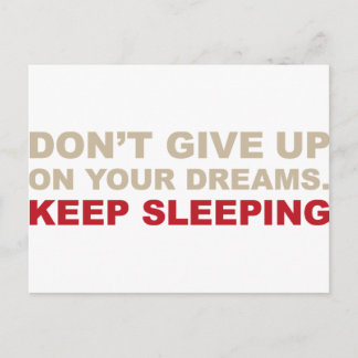 CARTE POSTALE RÊVES TRÈS IMPORTANTS