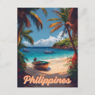 Carte Postale Rêves tropicaux : Philippines Vintages