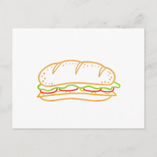 Carte Postale Revêtement de sandwich