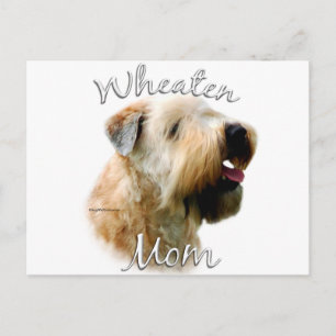 Carte Postale Revêtu doux Roue Terrier Maman 2