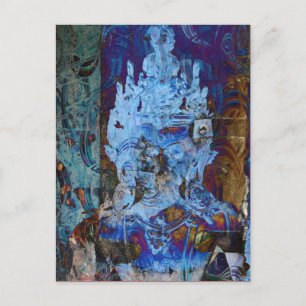 Carte Postale Rêveur bleu de l'émanation de Dakini