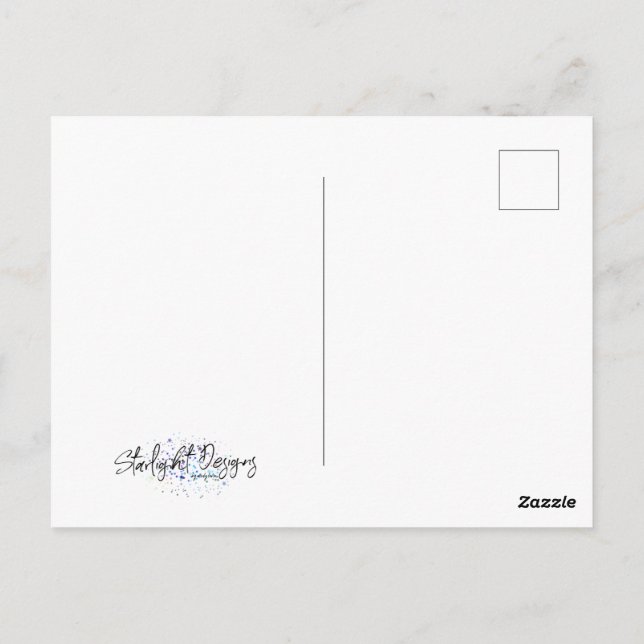 Carte Postale Rêvez. Essaie. Faites du bien. (Dos)