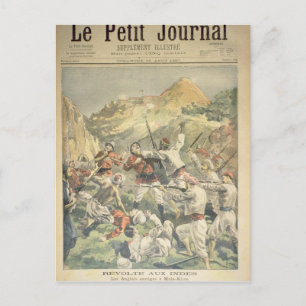 Carte Postale Révolte en Inde
