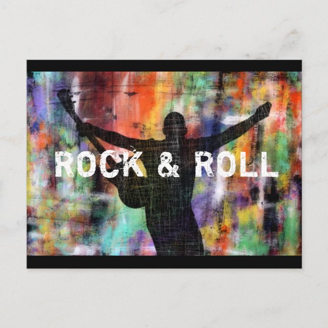 Carte Postale Révolution rock & Roll (Devant)