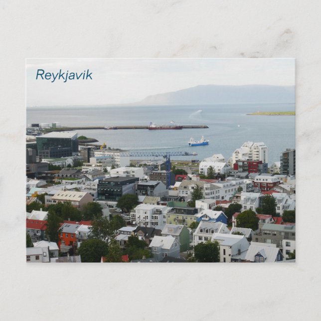 Carte postale Reykjavik Islande (Devant)