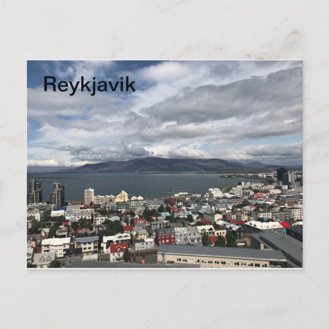 Carte Postale Reykjavik, Islande (Devant)