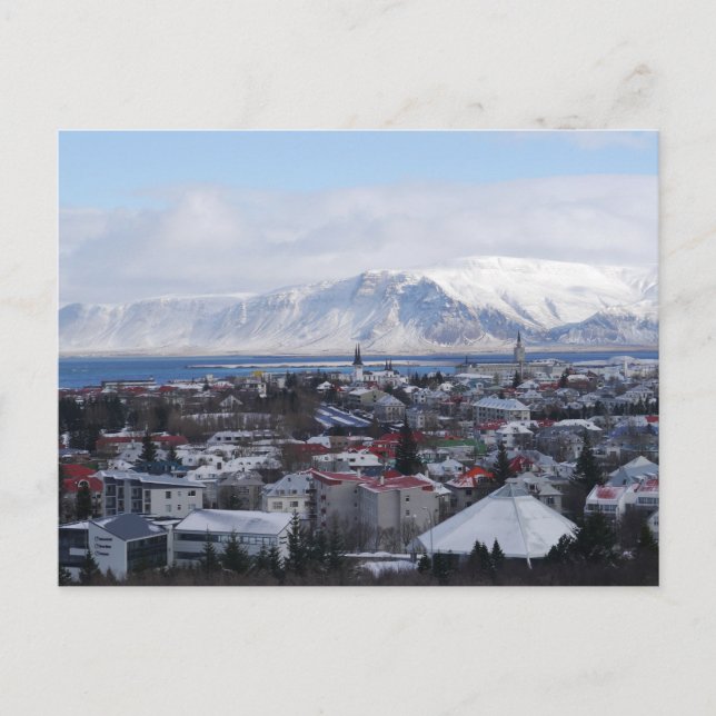 Carte Postale Reykjavík, Islande (Devant)