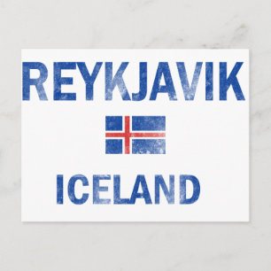 Carte Postale Reykjavik Islande Designs
