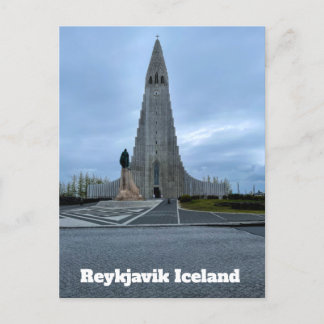 Carte Postale Reykjavik Islande Hallgrimskirkja Personnaliser