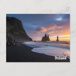 Carte Postale Reynisdrangar Islande Travel