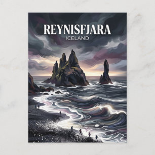Carte Postale Reynisfjara Islande