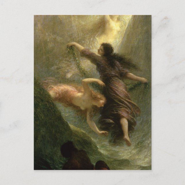 Carte Postale Rheingold, première scène, 1888 (Devant)