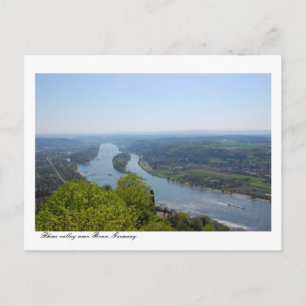 Carte Postale Rhine valley near Bonn, Germany
