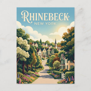 Carte Postale Rhinebeck États-Unis