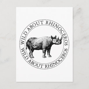 Carte Postale Rhinoceros