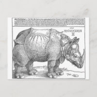 Rhinoceros par Albrecht Durer