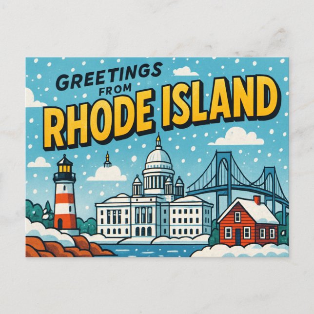 Carte postale RHODE ISLAND (Devant)