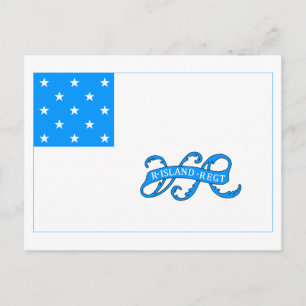 Carte Postale Rhode Island 1er Régiment