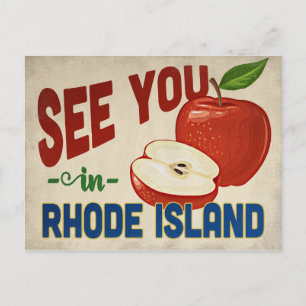 Carte Postale Rhode Island Apple - Vintage voyage