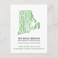 RHODE ISLAND Nous avons déménagé Nouvelle adresse