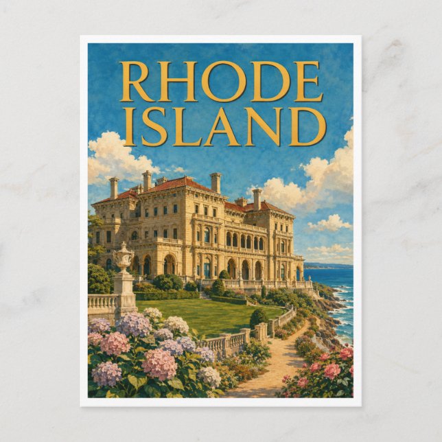 Carte Postale Rhode Island The Breakers GeoSaga (Devant)