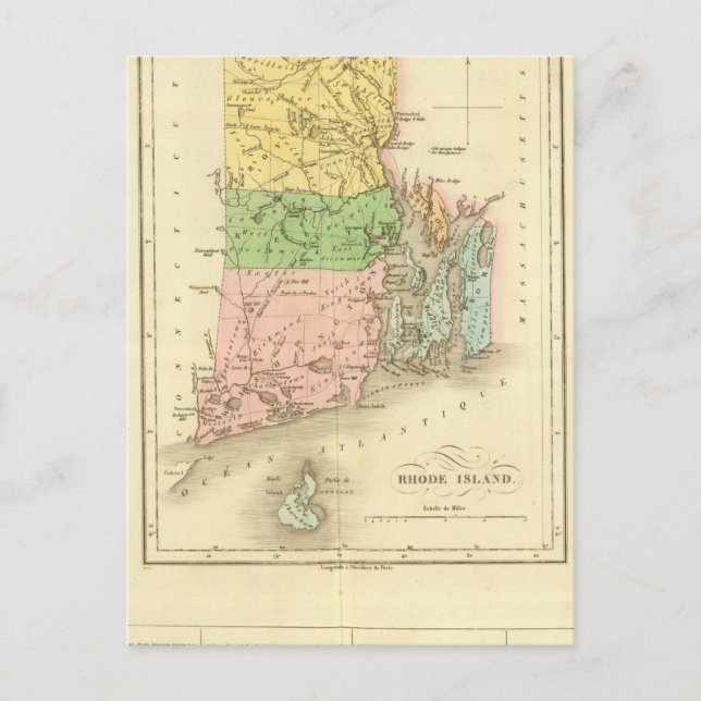 Carte Postale Rhode Island US (Devant)