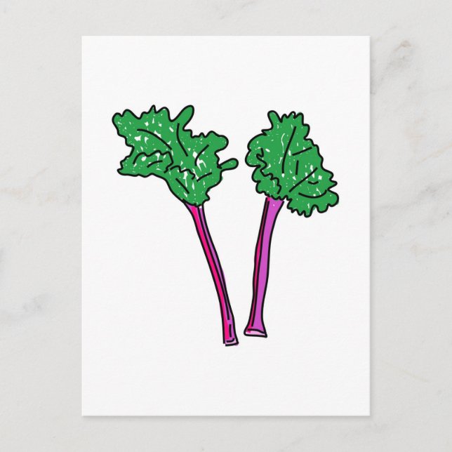 Carte Postale Rhubarb (Devant)